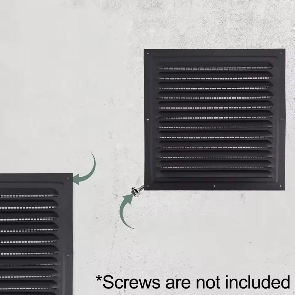 Air System Net Cover Screen Air Vent Grille Aluminum Alloy Insect Screen Cover Window Square Vent