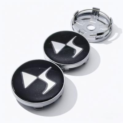 4pcs DS Logo Emblem Car Wheel Center Caps 60MM 56MM Wheels Hub Cap DS3 DS5 Badge Rim Hubcaps Dust Cover Replace Car Accessories