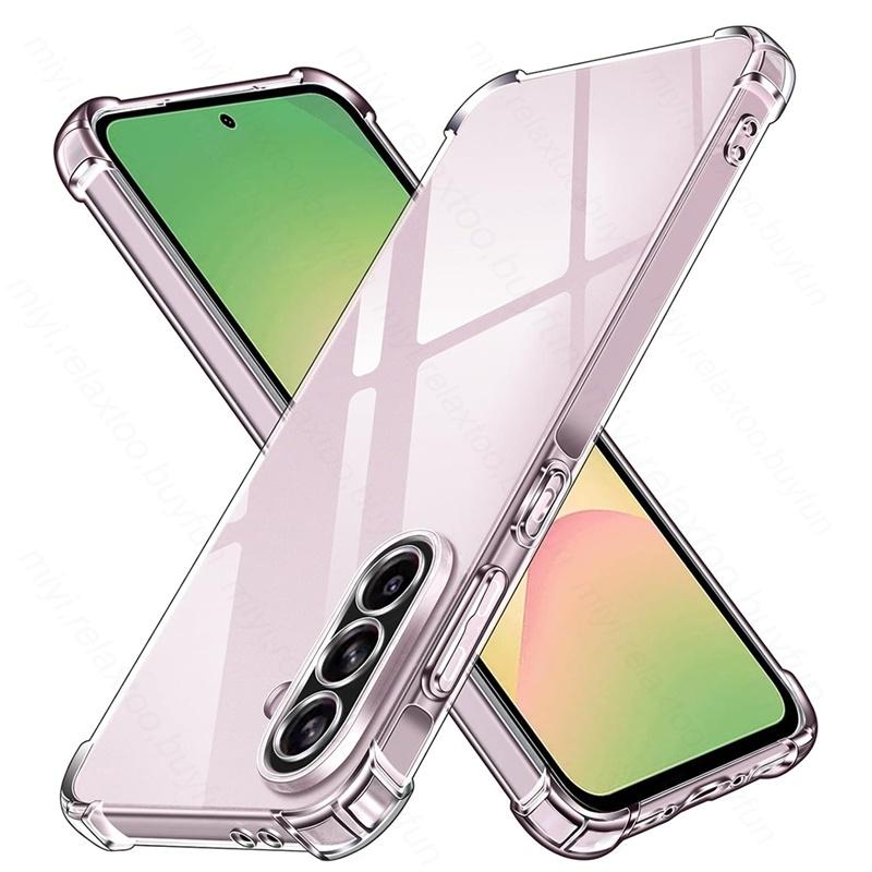 

3To1 Clear Case For Samsung Galaxy A56 A57 5G Camera Glass SamsungA56 Screen Protector on Sumsung A 56 36 26 16 06 17 A17 A37 5G For Samsung A57 5G