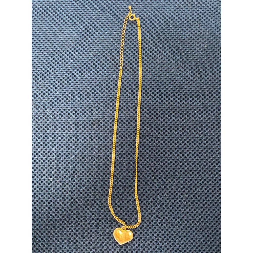 Used Moschino Moschino necklace gold heart bijoux