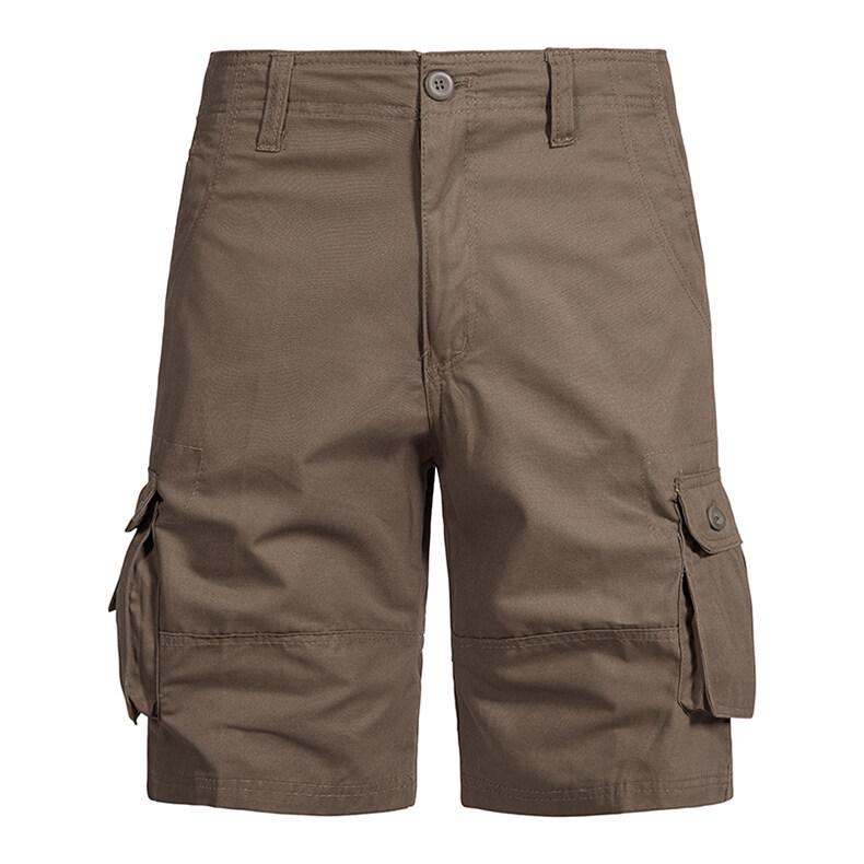 Men's Summer Multi-Pocket Cargo Bermuda Shorts - Casual, Lightweight Mid-Length