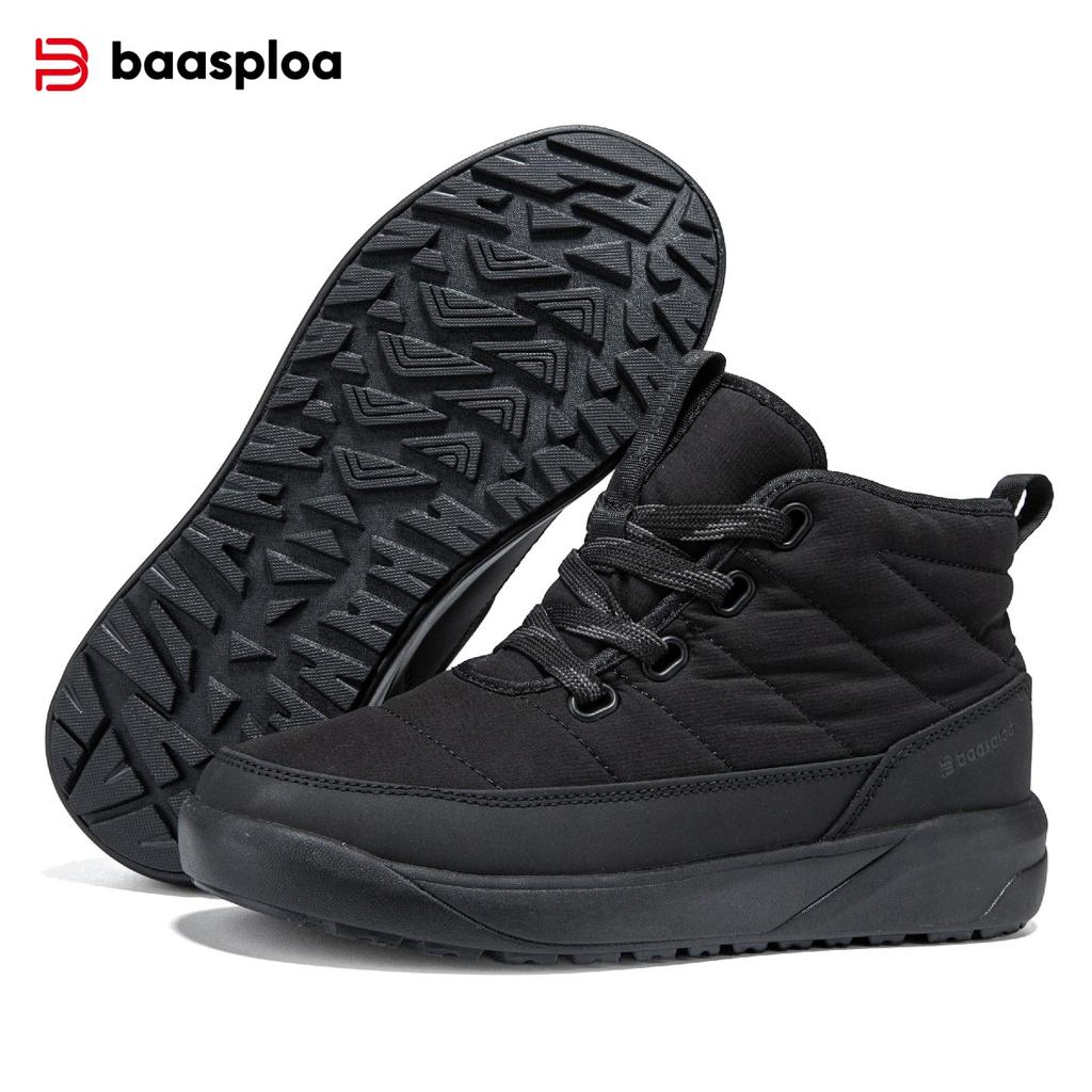 Women's snow boots outdoor waterproof non-slip warm short boots women's  casual hiking shoes cold-proof boots wool lining short barrel winter boots