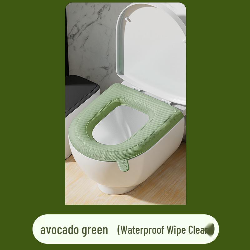 High-Foam EVA Waterproof Washable Toilet Seat Cover - Universal for All Seasons