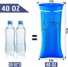 28PCS Sick Bags Blue High Density Leakproof Odor Control Emesis Vomit Bags for Travel with Snap for Pregnant Women Car Bus or Aircraft