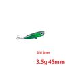 Zig-Zag Surface Popper Minnow Lure 3.5g 4.5cm for Bass Fishing
