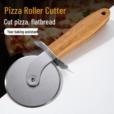 Jiwanggu Stainless Steel Single Wheel Pizza Cutter