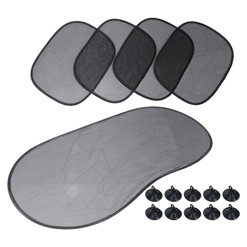 A51K-Car Window Shades,5 Pack Car Sun Shade For Side And Rear Window,Spf 30+ Protect Your Kids/Pets In Back Seat,Blocks Over 98%