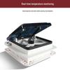 12V/24V RV Skylight Ventilation Fan with Rain Sensor, Insect Protection, Two-Way Airflow & Light for Motorhomes