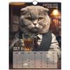Badass Cats Wall Calendar 2026, Funny CatCalendar With 12 Hilarious Photos, Humor Wall Calendar For Home Or Decor