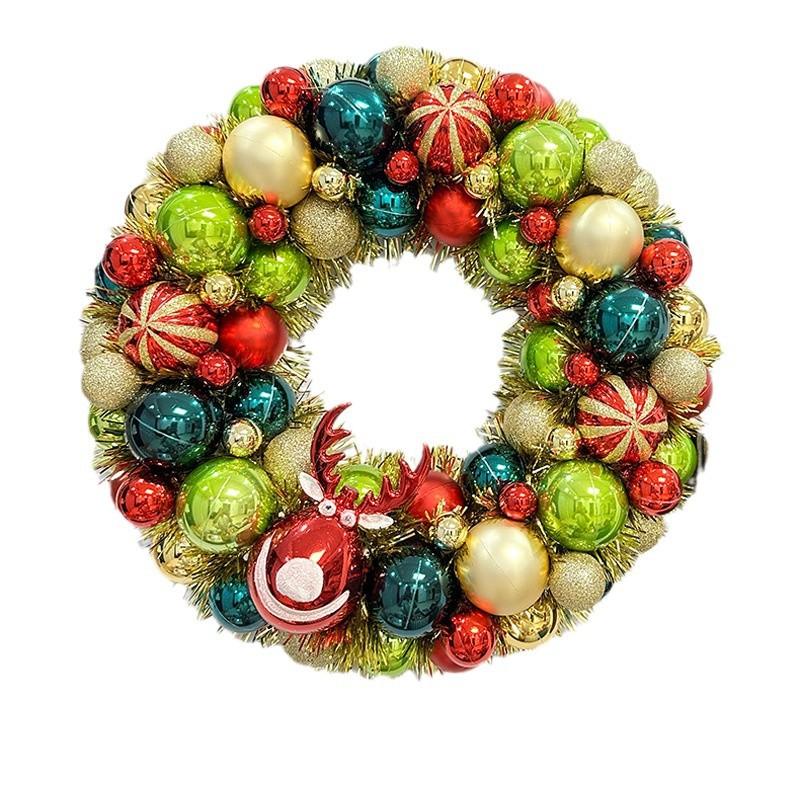 Christmas Decorations Garland Pendant Christmas Tree Wreath Home Hotel Scene Layout Door Hanging Pendant
