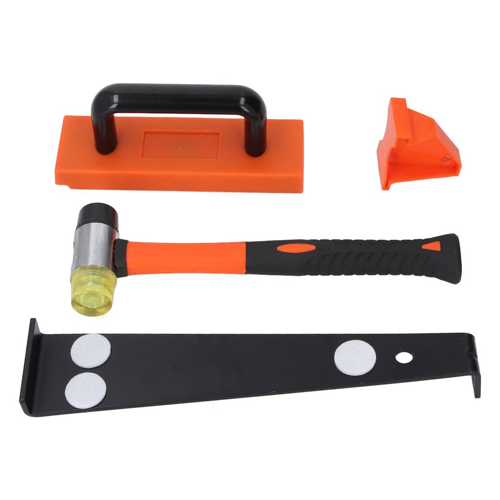 23 Pcs Set Laminate Flooring Tools Double Faced Mallet CRV Steel Pull Bar Tapping Block and 14in