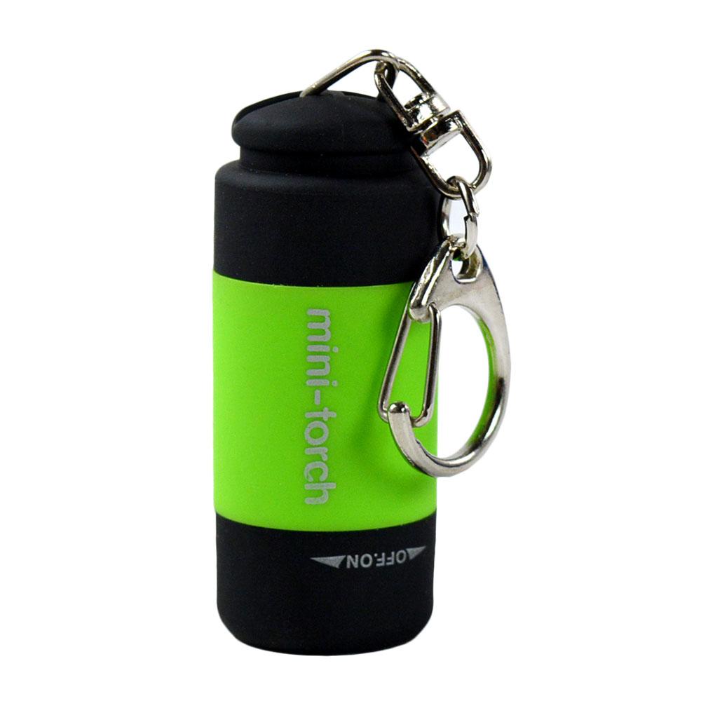 100% Brand New And High Quality 0.5W Mini USB Rechargeable LED Torch Lamp Flashlight Keychain Keyring Waterproof Mini Torch