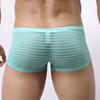Sexy Men See Through Seamless Boxer Briefs Underwear Shorts Trunks Underpants