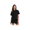 Anta Champion All-Weather Series Sports Casual Simple Solid Color Pullover Short Sleeve Polo Shirt Women Polo Shirts Black 162520107-2