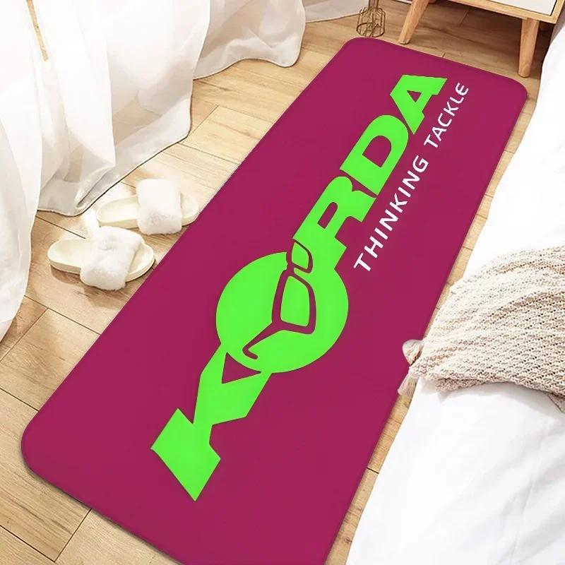K-Korda Tackle Non-Slip Floor Mat Washable Carpet for Entrance Stylish Rug for Living Room or Hallway Decor Durable Doormat