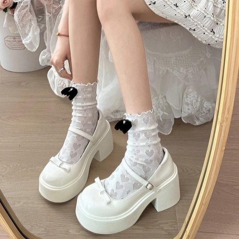 

Женские кроссовки на платформе, модные милые туфли Мэри Джейн, весенние и осенние повседневные кроссовки с неглубокой подошвой, популярная дизайнерская обувь для женщин 35