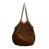 Foldbar Indkøbspose Genanvendelig Dagligvarepose Nylon Tote Bag Vaskbar Vandtæt Høj Bæreevne Håndtaske til Bil Udendørs Brug