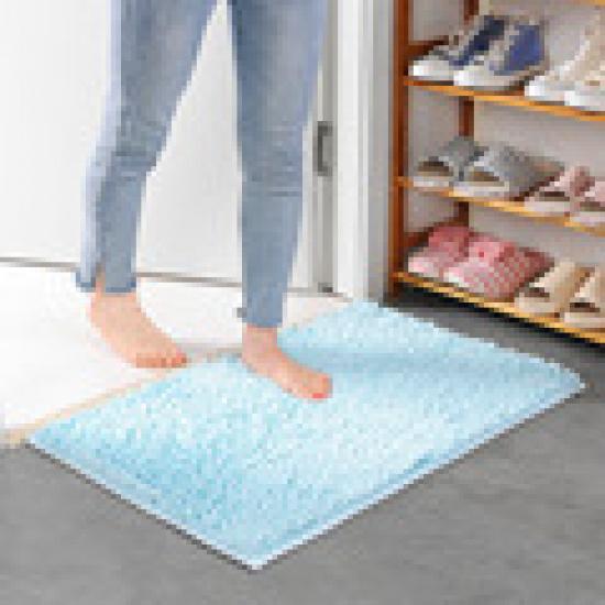 Chenille Long-Pile Mat Bathroom Quick-Absorbent Mat Non-Slip Mat Bedroom Kitchen Living Room Carpet