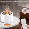 Aromatherapy Diffuser with Wooden Stick-remote Control, White Noise, Air Humidifier Warming Function and 7-color LED Light.
