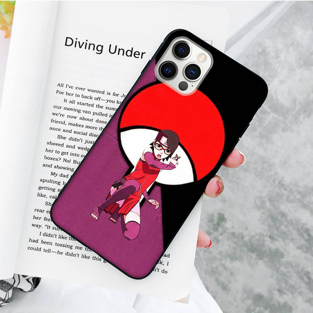 JW57 Boruto Black Sofe Case for Xiaomi Poco X6 X4 M5 M6 F5 F6 C65 C55 C50 C51 C40 Pro Redmi 14C A3X 13C 12C 11T 10A 9C Note 7 6 8A Plus