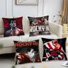 Боксерська Подушка-Чохол Квадратна Rocky B-Balboa для Фітнесу Спальні Дивана Відпочинку Автомобіля Вітальні Домашнього Декору