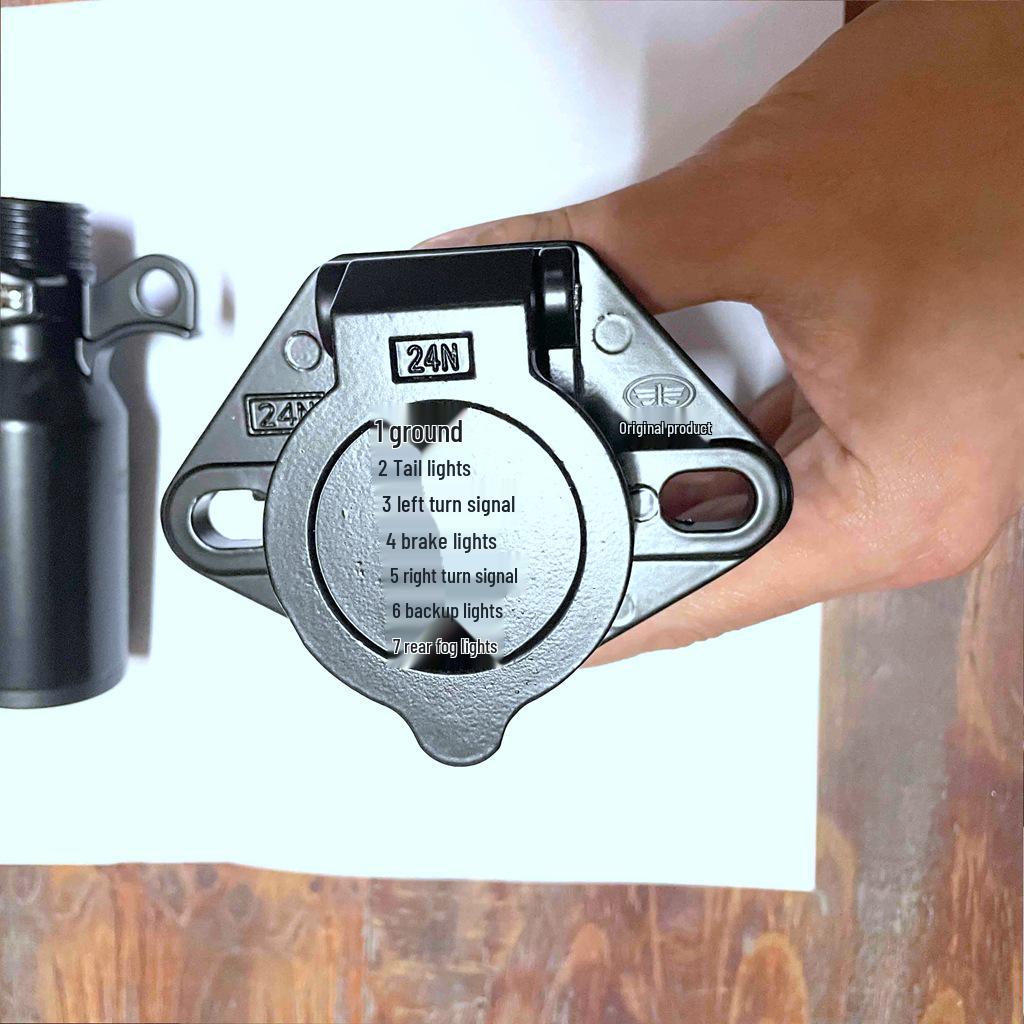 База и вилка семиконтактного разъема для прицепа Steyr Howo