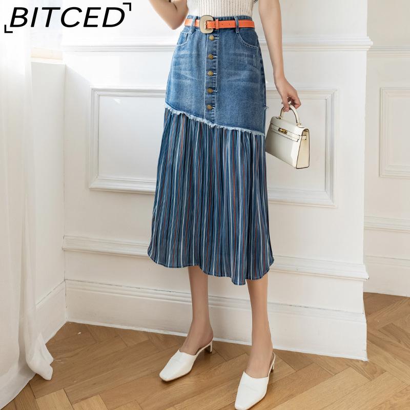 BITCED Dame Mote Casual Sommer Vår Skjørt