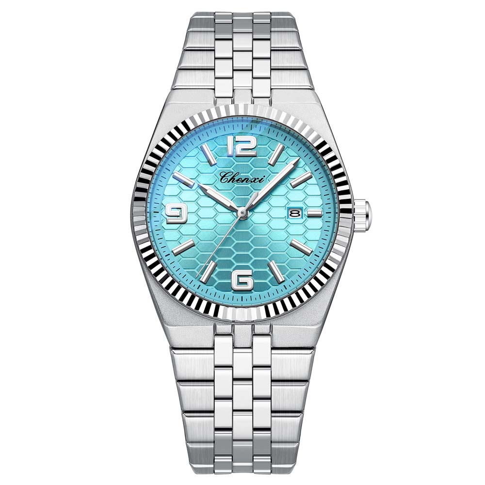 CHENXI Luxury Watch For Man Stainless Steel Waterproof Luminous Date Male Quartz Wristwatches Man Clock New