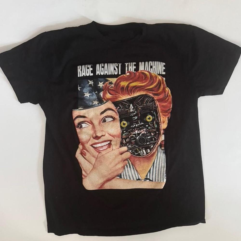 

New Rage Against The Machine 2022 Tour Christmas Gift Unisex S-5XL Shirt CA335 Unisex T-Shirt S