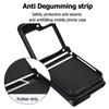 ZD 03 Phone Case for Samsung Galaxy Z Flip5 5G PU Leather+PC RFID Blocking Wallet Cover with Strap