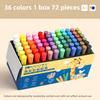 ENMY 12/36 Color Chalk Dustless Safe Chalk for Teachers Students Blackboard Non-Dusty Bright Colors Art Drawing School Supplies