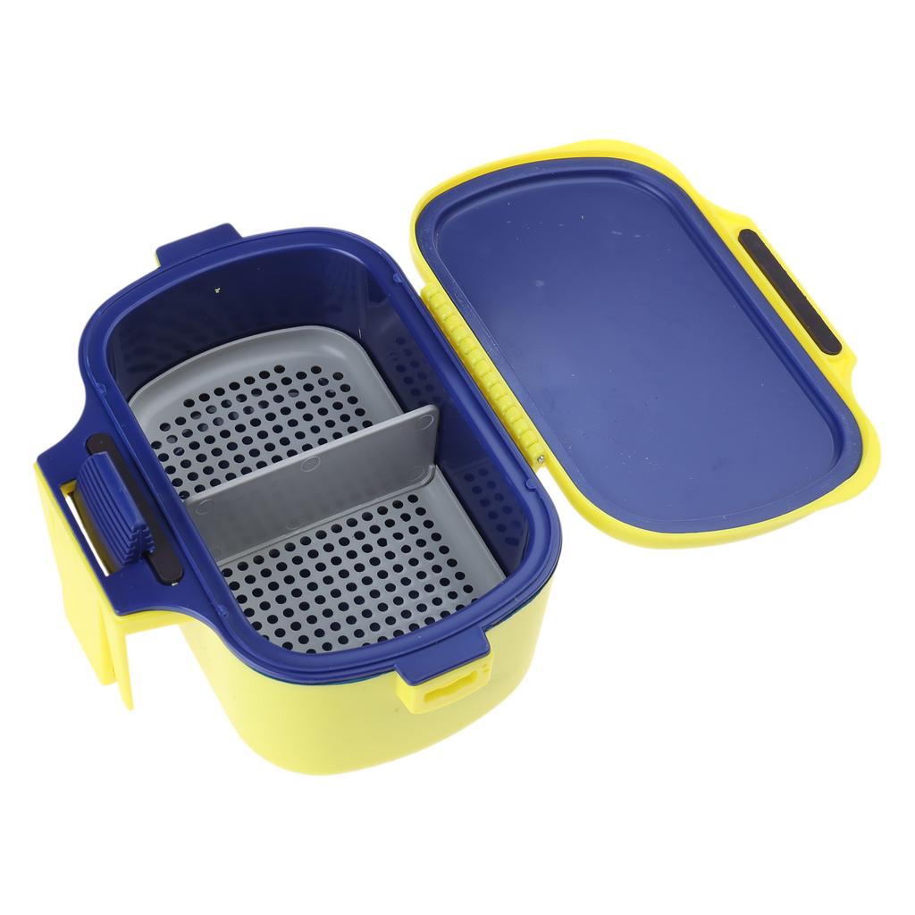 Fishing Worm Baits Box Fishing Live Lures Baits Storage Case with Compartment Fishing Bug Box Tackle Box for Live Baits