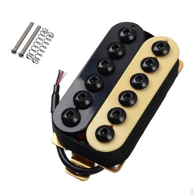 Double Coil Pickup Mounting Screws Springs Kit Electric Guitar Replacement Accessory