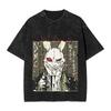 Devil May Cry Dante Manga Washed TShirt DMC Graphic Print TShirts for Men Women Clothing Cotton Oversized Short Sleeve Tees