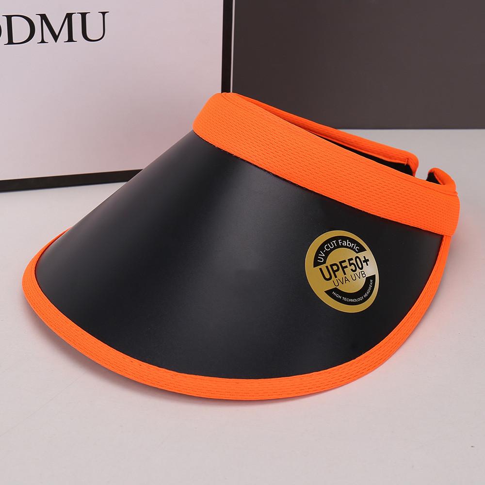 Summer Womens Black Vinyl Open Top Hat With Wide Brim For Sun Protection Sunhat For Outdoors