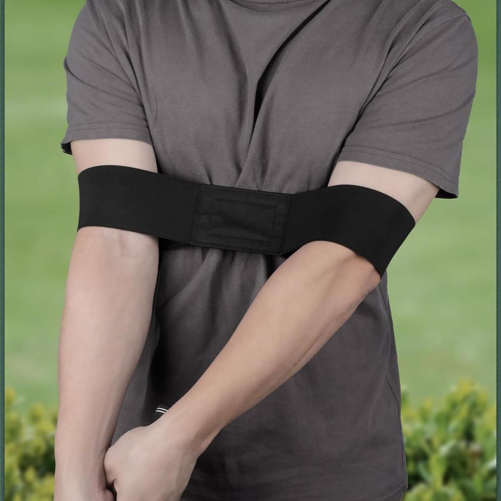 Fascia Braccio per Swing da Golf, Ausilio per l'Allenamento, Cinturino Correttore Elastico per Swing per Uomini Donne, Migliora la Stabilità