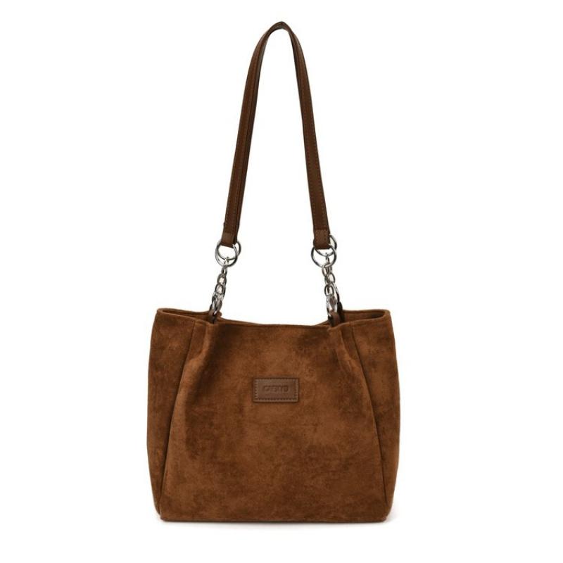 

Fashion Large-Volume Suede Stylish Commuter Tote Bag For Ladies With One Shoulder Bags For Women Purses And Handbags