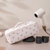 Large Capacity Hair Dryer Storage Bag PU Leather Carrying Case New Curler Storage Bag  Travel Use