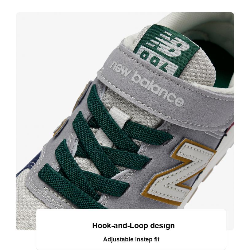 New Balance Nb 996 Low Top Running Shoes Kids Sneakers Navy-Blue Green YV996JO3