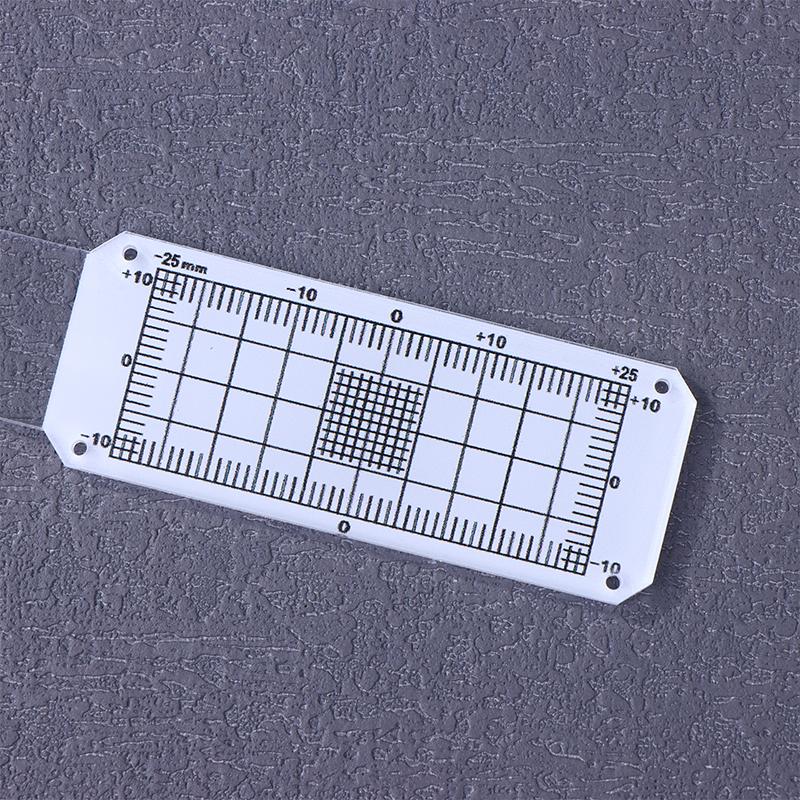 Clear Acrylic Crack Gauge Monitor Accurate Crack Monitoring Record Tool Crack Measuring Instrument For Monitoring Wall Cracks