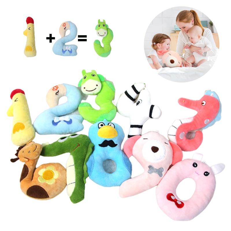 Plüschtier Kuschelgeschenk Für Baby Kinder Alphabet Lore Zahlenblöcke