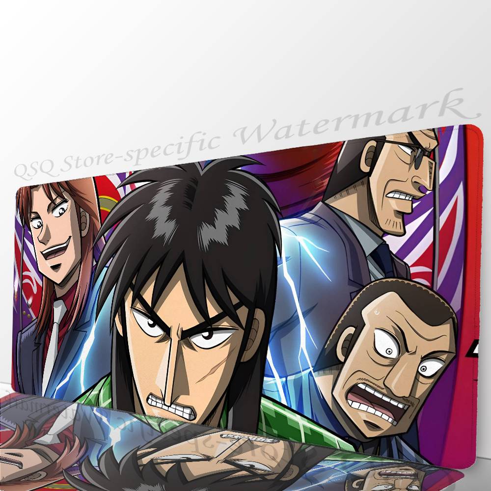 Anime K-Kaiji Mousepad Non-slip Suitable For Office Computers Laptops E-sports Game Desk Mats XXL Keyboard