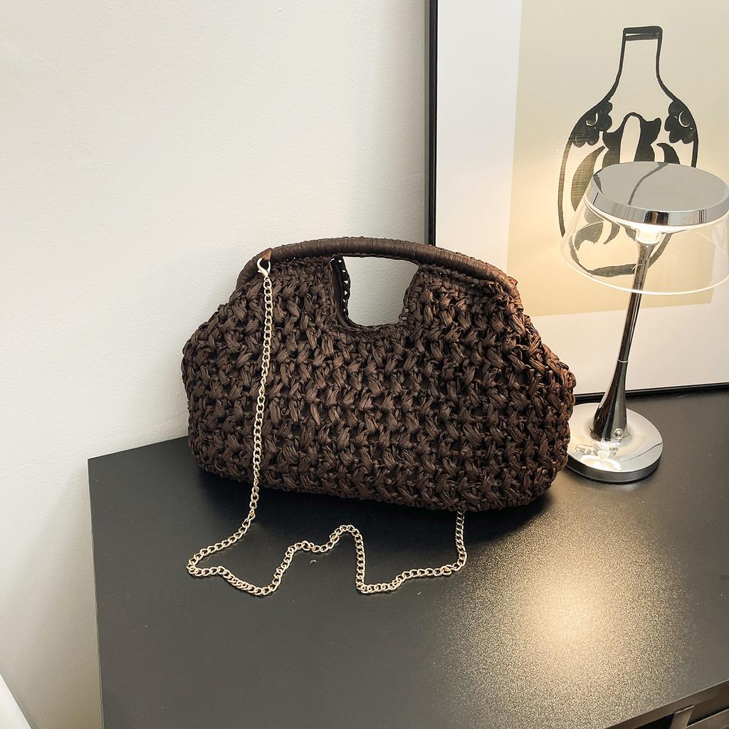 Chain Crossbody Bag, A Niche Woven Bag