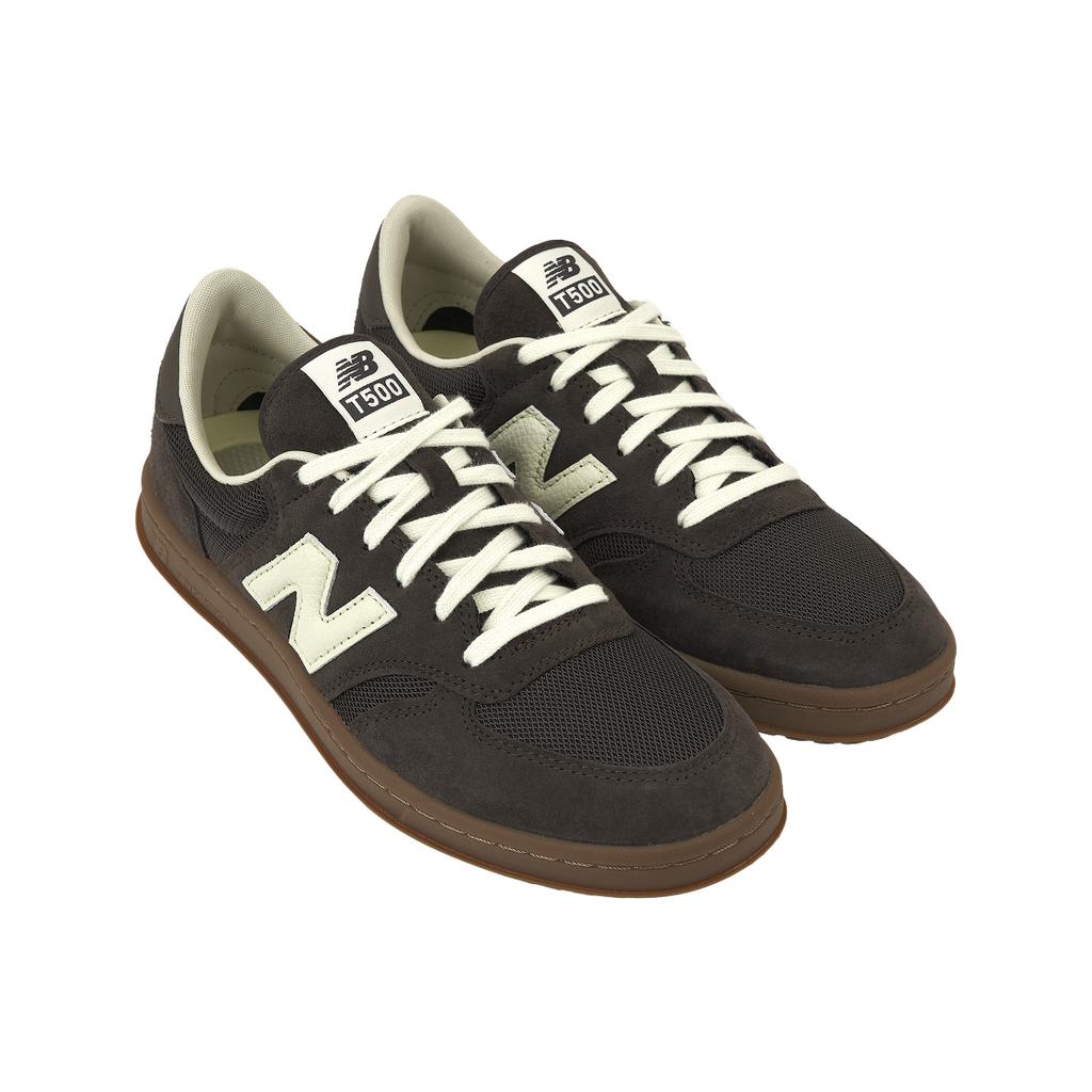 Auralee X New Balance T500 Java Unisex Sneakers Brown White-Asparagus CT500AE