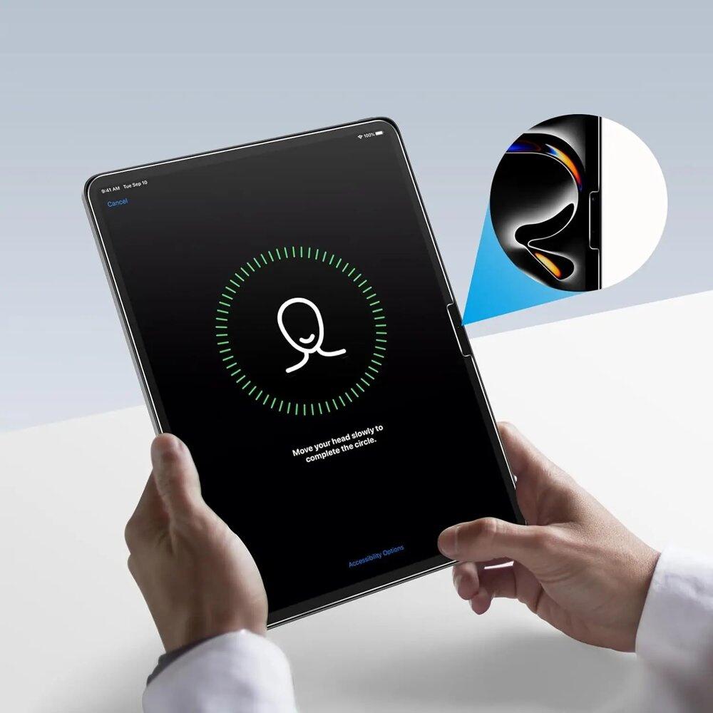 זכוכית מחוסמת עבור iPad Pro 13" M5 2025 / M4 2024 (דור 8/7)