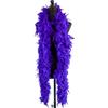 DIY Turkey Marabou Feather Boas 90 Grams Purple 2 Meters Scarf Wedding Dress Shawl Decorative Feathers DIY Creative Helloween Craft