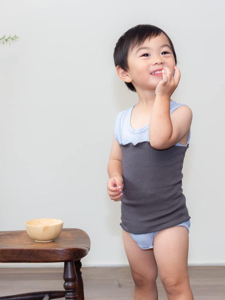 Set of 2 Belly Organic Dull Cold High For Made in Japan [SOWAN] Bands, Baby, Fluffy, 100% Cotton, Color, Protection, Stretchy, Babies, Children,