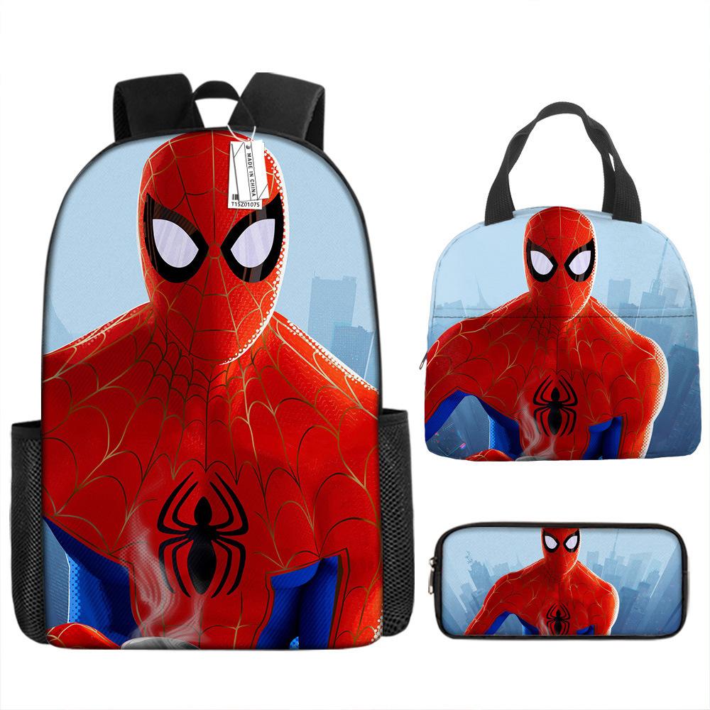 Backpack Elementary School Bag Children'S Lunch Bag Pencil Case Three-Piece Set