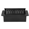 Pop-Up Desk Socket with Universal Euro/German Three-Hole Outlet
