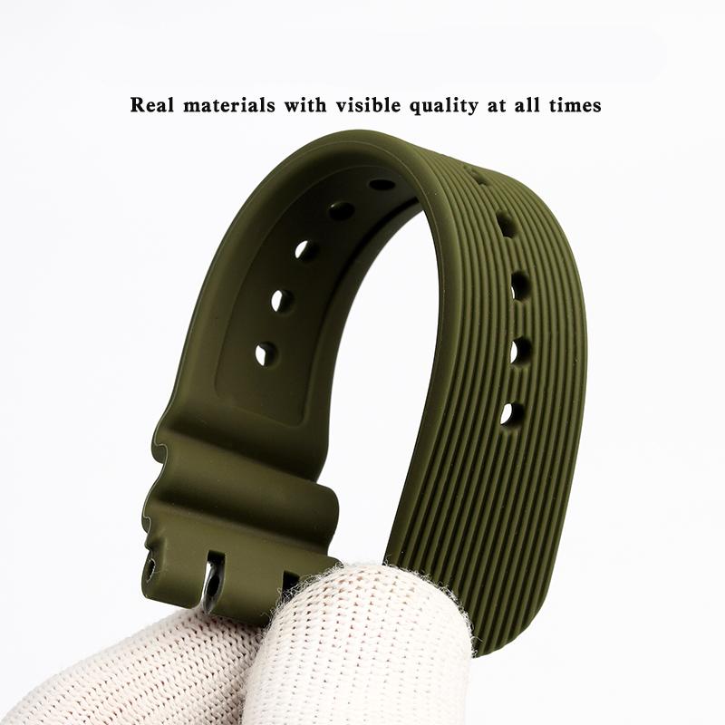Per Tissot T-SPORT Sport T115417 T115407/427 Cinturino Bracciale Impermeabile in Gomma Siliconica con Strumenti 22mm Cinturino per Orologio con Tacca